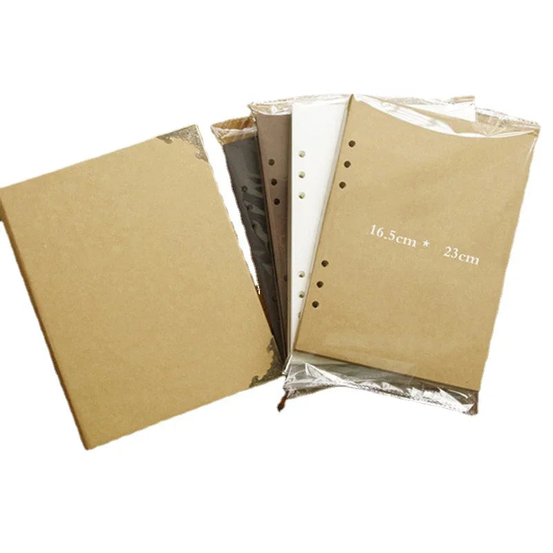 Blank Cover Loose-Leaf Albums Kraft  Paper Diary Hand -Painted Graffiti  Scrapbook Book  Photo Album for Lover Baby Wedding Gift