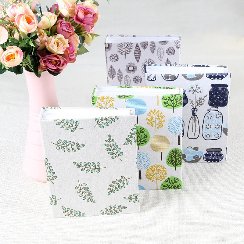 6 inch 100 Pocket Fresh little Floral Star album photo album children's album Scrapbook Mini Photo Album Picture Case DIY Book