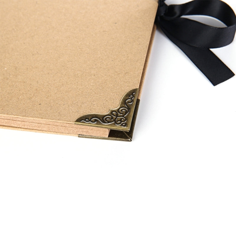 60 Pages Photo Album Kraft Paper Photocard Holder Book Multifunction for Picture Scrapbooking Albums DIY Picture Craft