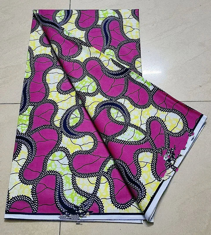 New 100% Cotton Original Real Wax Ankara 2024 African Print Fabric For Wedding Dress Tissue African Wax Fabric