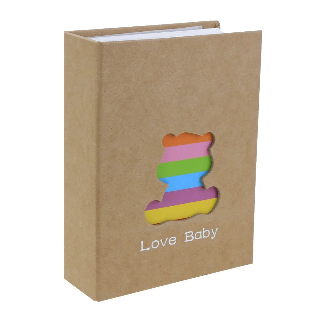 6 Inch Photo Album 100 Pockets Picture Storage Frame Scrapbooking Picture Case Cartoon Animals Baby Grow Photo Album Kids Gift