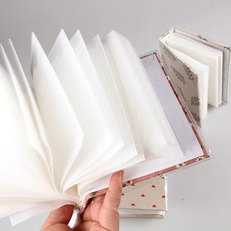 6 inch 100 Pocket Fresh little Floral Star album photo album children's album Scrapbook Mini Photo Album Picture Case DIY Book
