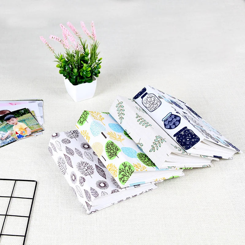 6 inch 100 Pocket Fresh little Floral Star album photo album children's album Scrapbook Mini Photo Album Picture Case DIY Book