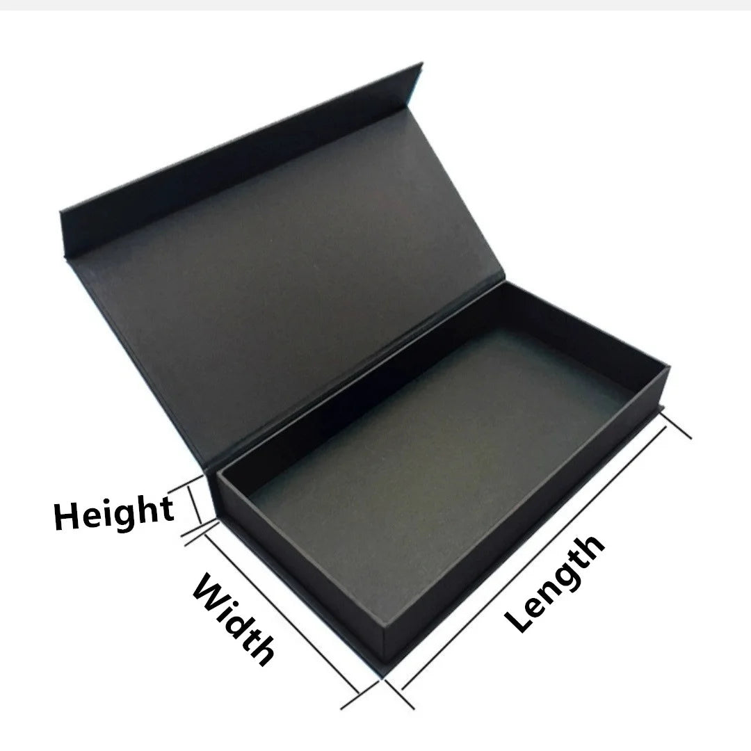 Magnetic Lid Box Packing & Shipping Boxes Rectangle Brown White & Black Color Gift Box 14cm*12cm*4cm