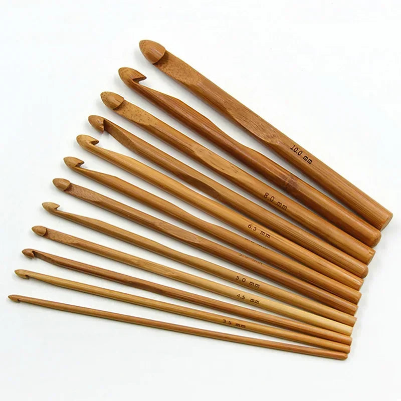 Our Favorite Bamboo Crochet Hooks - 12 Sizes!