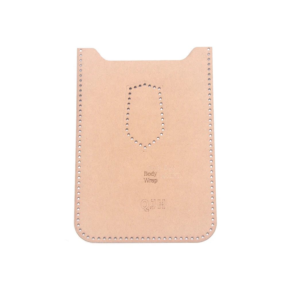 Mobile Phone Bag Shoulder Messenger Bag Acrylic Drawing DIY Handmade Leather Goods Version Pattern Design Paper Pattern Template