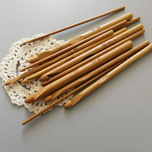 Our Favorite Bamboo Crochet Hooks - 12 Sizes!