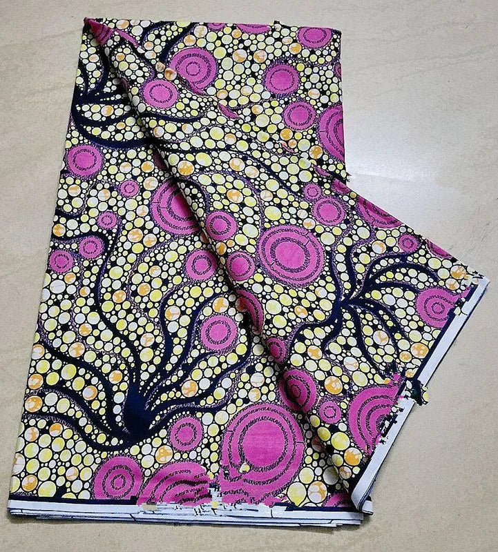 New 100% Cotton Original Real Wax Ankara 2024 African Print Fabric For Wedding Dress Tissue African Wax Fabric