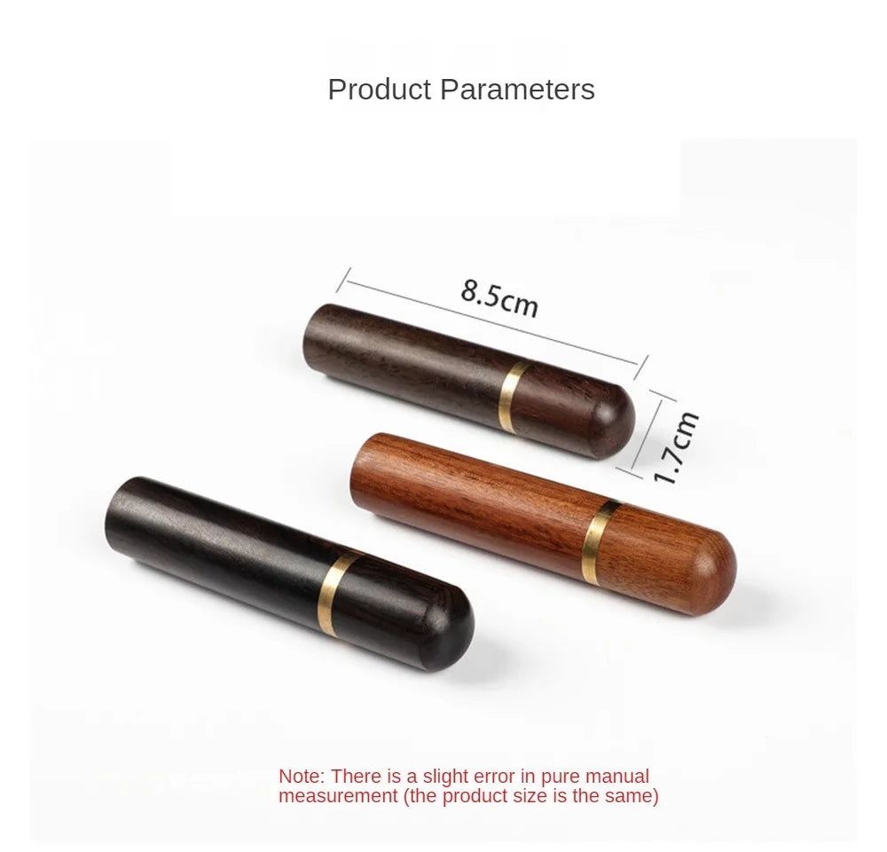 Needle Case Box Holder Storage Tube Wooden Box Hand Sewing Needles Case Knitting Embroidery Needles Container Sewing Tools