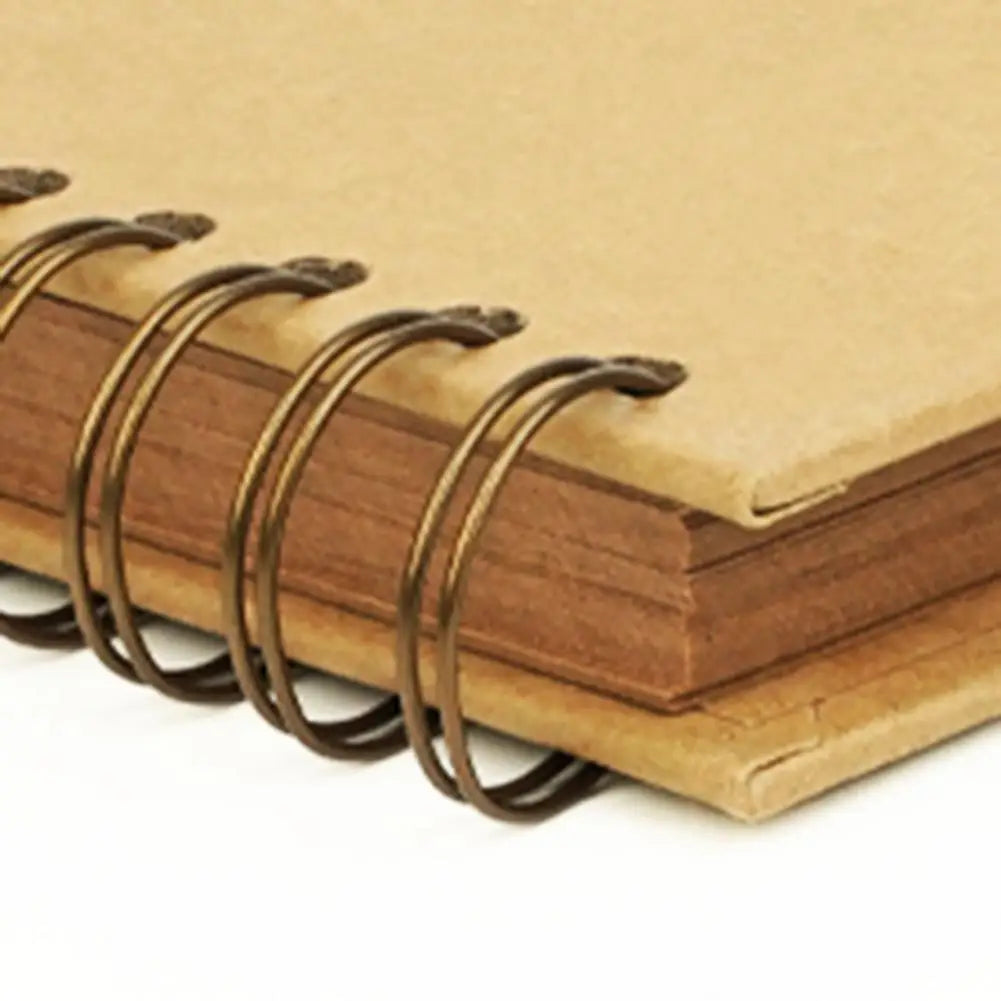 7-Inch Scrapbook Photo Album 40 Pages Twin-wire Binding DIY Hard Cover Spiral Wedding Travel Baby Shower Children Family Anniver