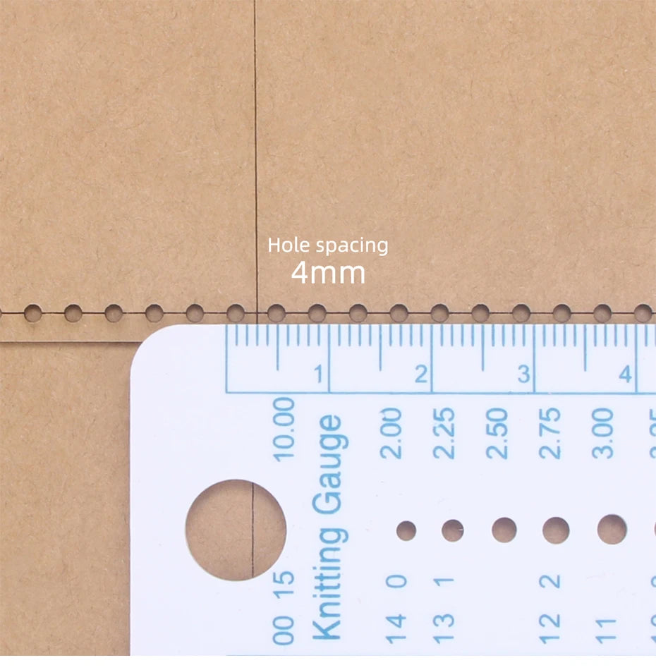 DIY Handmade Leather Craft Mini Small Bag Drawing Leather Sewing Coin Purse Cut-Free Acrylic Template Kraft Paper Pattern