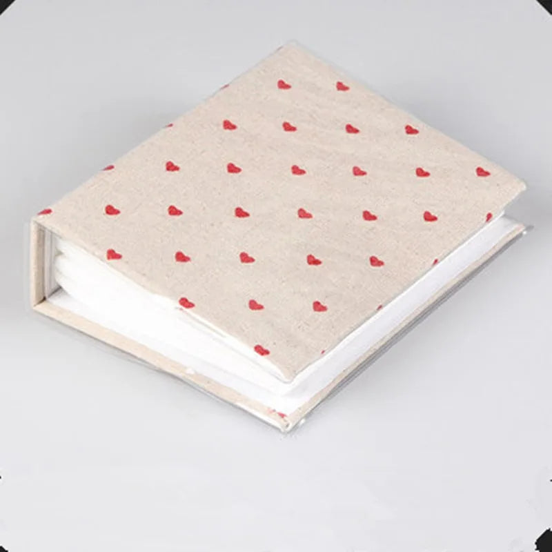 6 inch 100 Pocket Fresh little Floral Star album photo album children's album Scrapbook Mini Photo Album Picture Case DIY Book