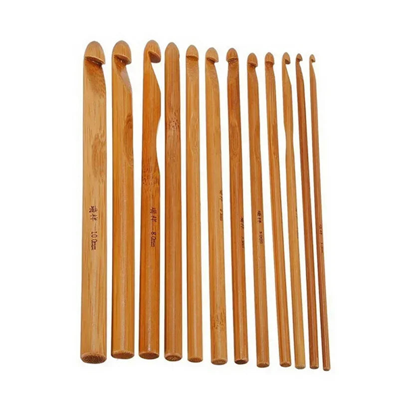 Our Favorite Bamboo Crochet Hooks - 12 Sizes!