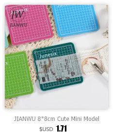 JIANWU 3mm/6mm Paper Single hole Puncher  Machine Paper Punches Metal Scrapbooking Tools