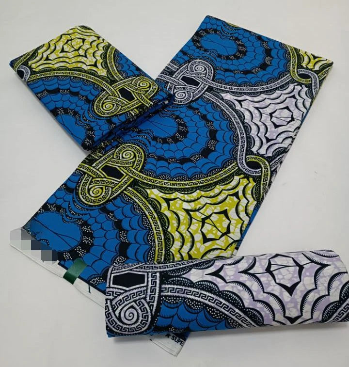 New 100% Cotton Original Real Wax Ankara 2024 African Print Fabric For Wedding Dress Tissue African Wax Fabric