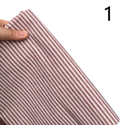 50x70cm yarn-dyed first dye woven cotton plaid brocade patchwork quilt craft fabric cloth DIY stitch sew doll clothes