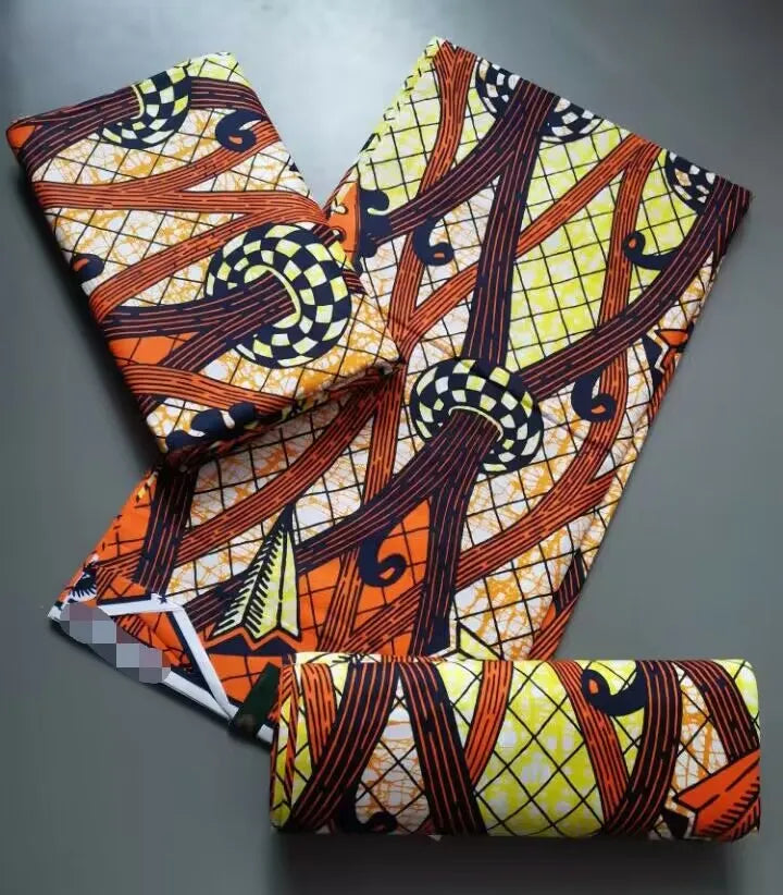 New 100% Cotton Original Real Wax Ankara 2024 African Print Fabric For Wedding Dress Tissue African Wax Fabric