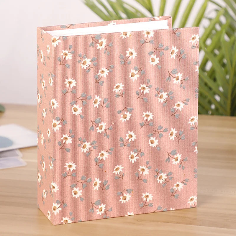 6 inch 100 Pocket Fresh little Floral Star album photo album children's album Scrapbook Mini Photo Album Picture Case DIY Book