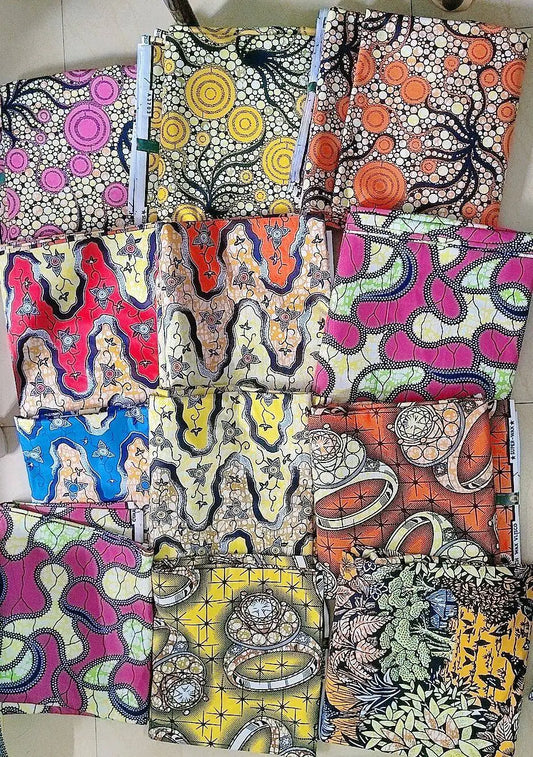 New 100% Cotton Original Real Wax Ankara 2024 African Print Fabric For Wedding Dress Tissue African Wax Fabric