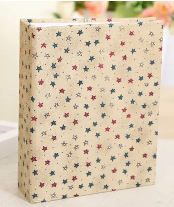 6 inch 100 Pocket Fresh little Floral Star album photo album children's album Scrapbook Mini Photo Album Picture Case DIY Book
