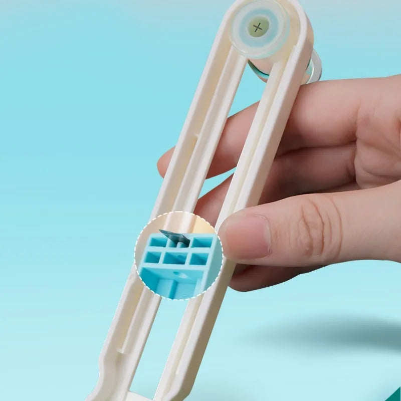 Plastic 2-20cm Circle Paper Cutter Multifunctional Craft Cutting Tools Paper Scrapbooking Cards Cutters For Home Study Offices