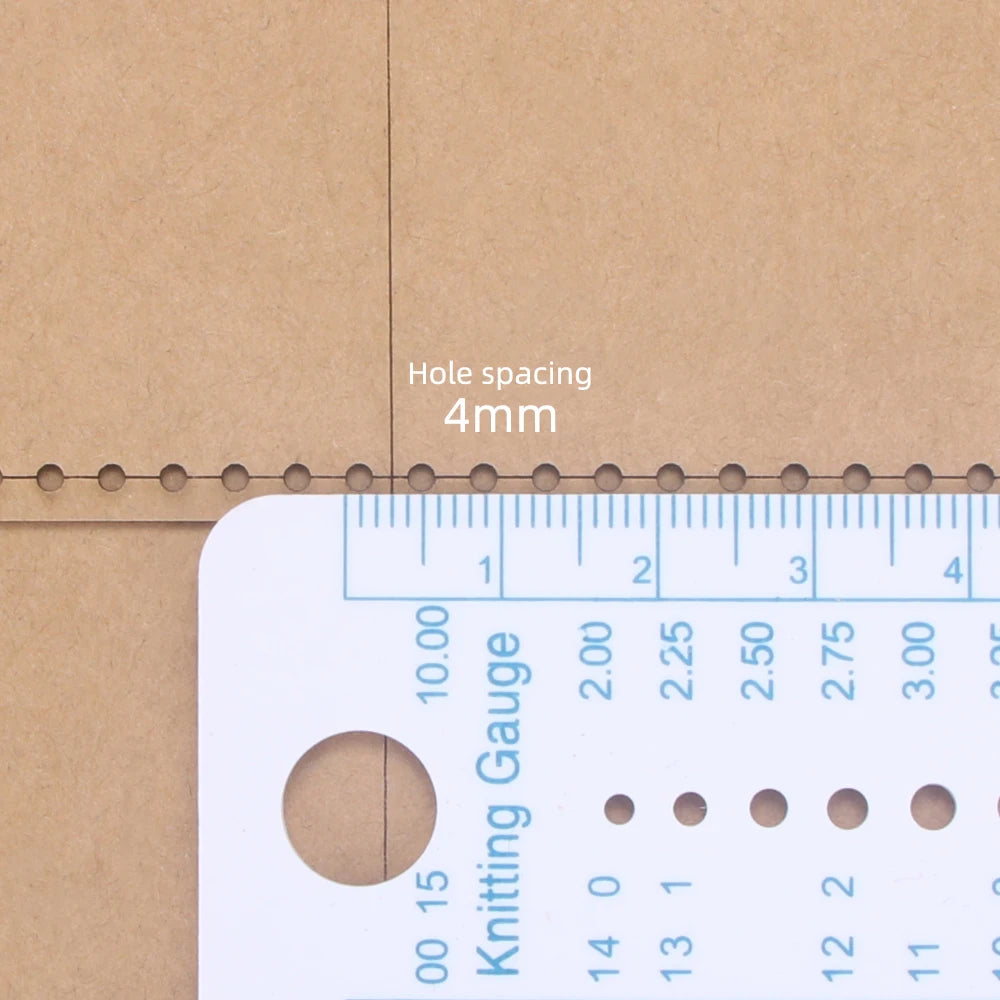 DIY Handmade Leather Craft Mini Small Bag Drawing Leather Sewing Coin Purse Cut-Free Acrylic Template Kraft Paper Pattern